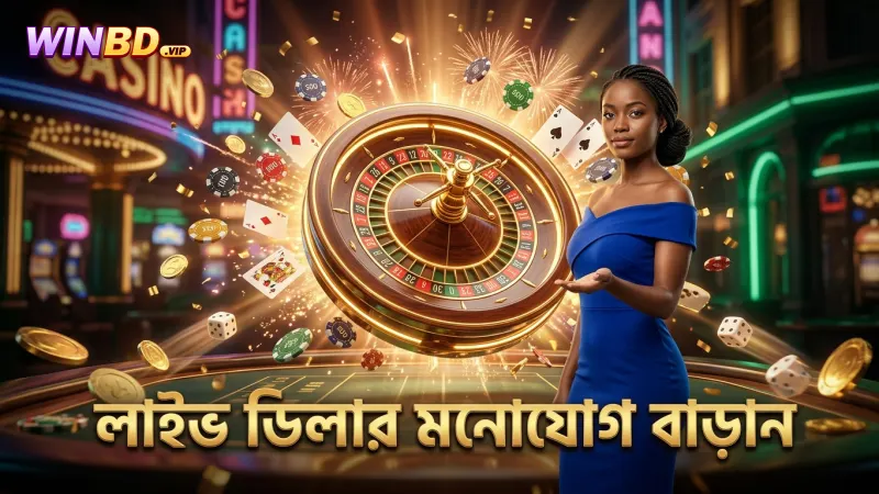 লাইভ ডিলারের সঙ্গে গেমে মনোযোগ বাড়ান খেলার দক্ষতা