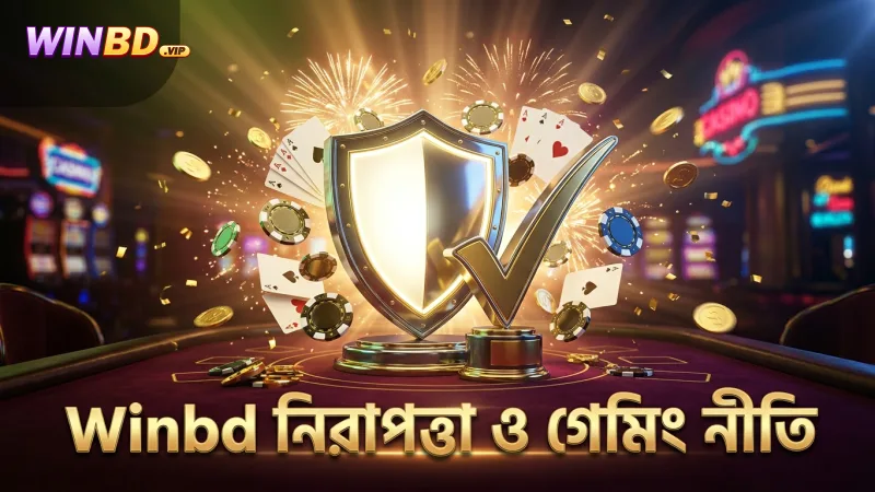 Winbd নিরাপত্তা ও দায়িত্বশীল গেমিং এ গুরুত্ব দেয়।