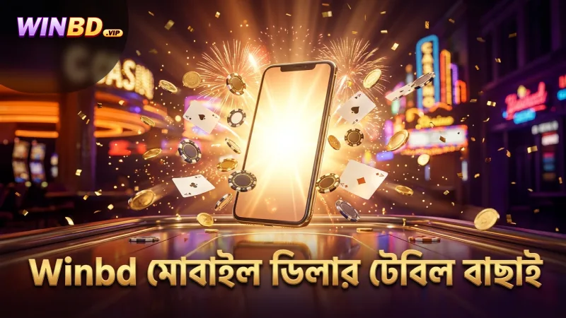 Winbd প্ল্যাটফর্মে মোবাইল থেকে সঠিক ডিলার টেবিল নির্বাচন করুন