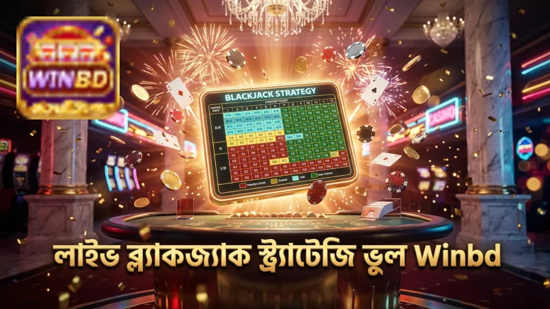লাইভ ব্ল্যাকজ্যাক স্ট্র্যাটেজি চার্ট ভুলভাবে ব্যবহার করা হয় অনেক সময়