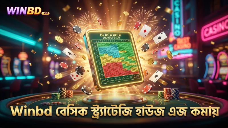বেসিক স্ট্র্যাটেজি মেনে Winbd-তে হাউজ এজ কমানো সম্ভব।