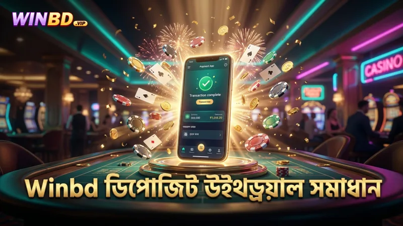 Winbd প্ল্যাটফর্মে ডিপোজিট ও উইথড্রয়াল সমস্যা সমাধানের প্রক্রিয়া