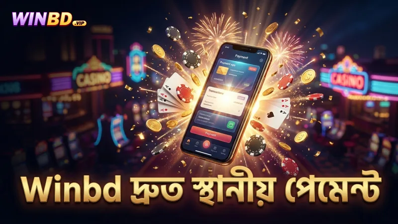 Winbd-এর স্থানীয় পেমেন্ট পদ্ধতিতে দ্রুত লেনদেন নিশ্চিত।