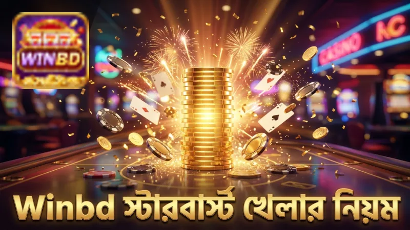 লো-ভোলাটিলিটি গেম হিসেবে Winbd-তে স্টারবার্স্টের খেলার মেকানিক্স।